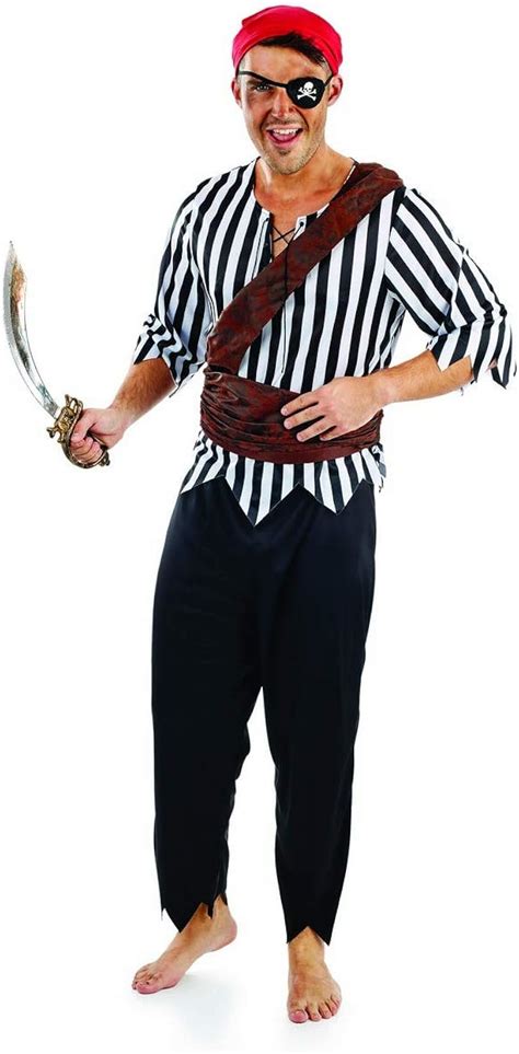 amazon pirate costume|Amazon.com: Mens Pirate Costume.